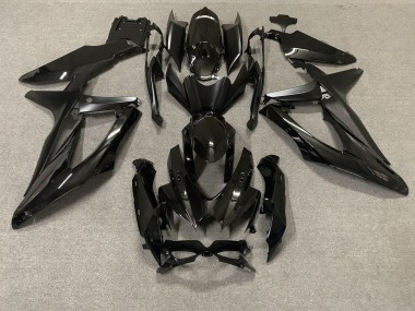 2008-2010 Negro Brillante GSXR 600-750 Carenado