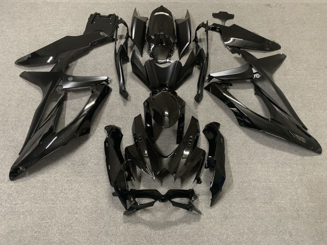 2008-2010 Negro Brillante GSXR 600-750 Carenado
