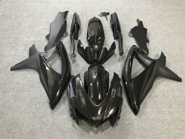 2008-2010 Negro Brillante/Mate GSXR 600-750 Carenado