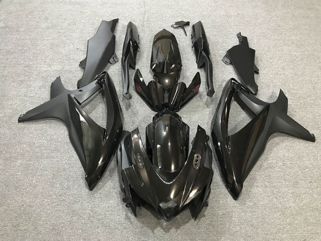 2008-2010 Negro Brillante/Mate GSXR 600-750 Carenado