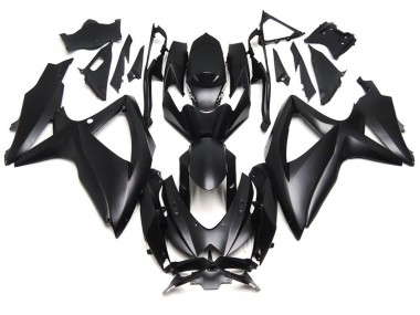2008-2010 Negro Mate Intenso GSXR 600-750 Carenado