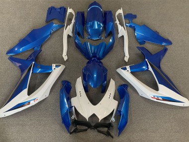 2008-2010 OEM Estilo Azul & Blanco GSXR 600-750 Carenado