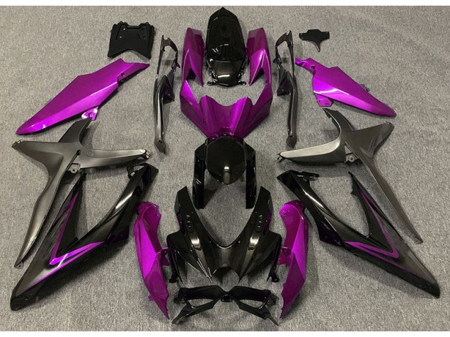 2008-2010 Rosa Brillante & Verde R GSXR 600-750 Carenado