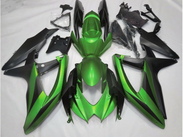 2008-2010 Verde Mate Sin R GSXR 600-750 Carenado