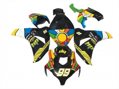 2008-2011 99 Multicolor CBR1000RR Carenado