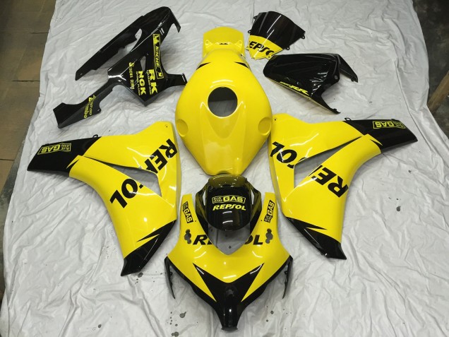 2008-2011 Amarillo Brillo Repsol CBR1000RR Carenado