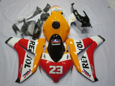 2008-2011 Apagado Naranja Repsol CBR1000RR Carenado