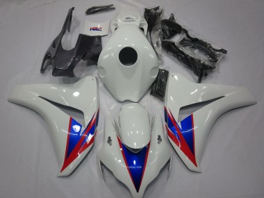 2008-2011 Blanco Azul Rojo CBR1000RR Carenado