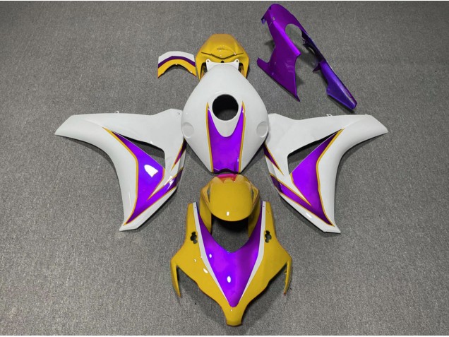 2008-2011 Brillo Amarillo & Morado CBR1000RR Carenado