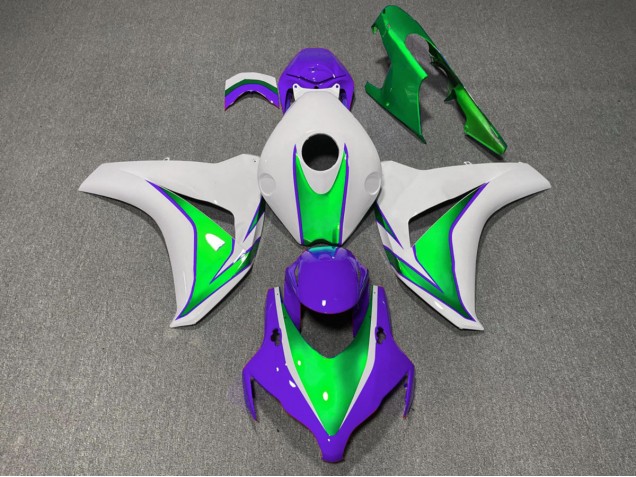 2008-2011 El Joker Brillo Verde & Morado CBR1000RR Carenado