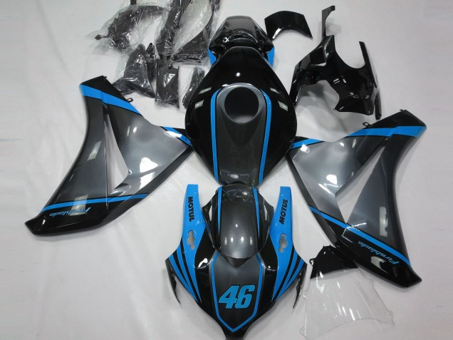 2008-2011 Gris Motul & Azul Claro CBR1000RR Carenado