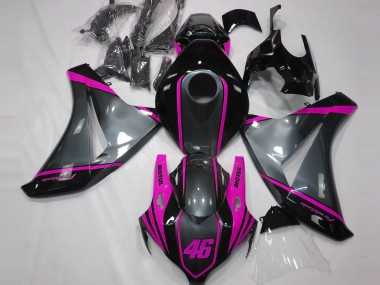 2008-2011 Gris Motul & Rosa CBR1000RR Carenado