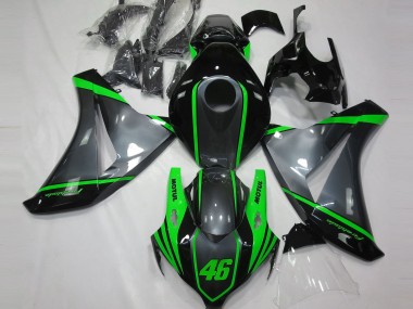 2008-2011 Gris Motul & Verde CBR1000RR Carenado