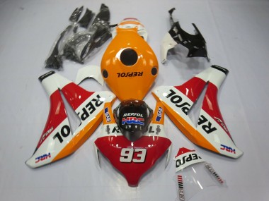 2008-2011 Naranja Claro Repsol 93 CBR1000RR Carenado