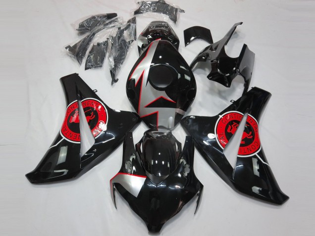 2008-2011 Negro Brillante & Rojo CBR1000RR Carenado