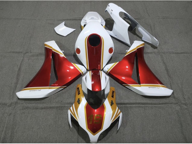 2008-2011 Oro & Rojo 19 CBR1000RR Carenado