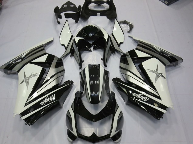 2008-2012 Estrella De Plata Blanca Ninja 250 Carenado