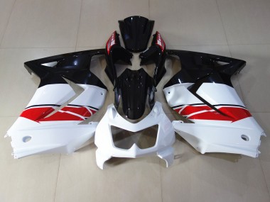 2008-2012 Rojo Blanco & Negro Ninja 250 Carenado