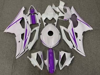 2008-2016 Blanco Brillante & Morado R6 Carenado