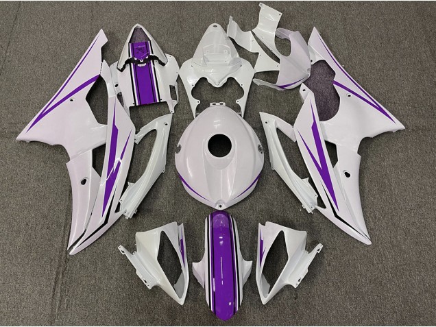 2008-2016 Blanco Brillante & Morado R6 Carenado