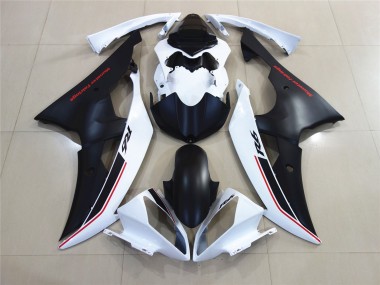 2008-2016 Blanco Con Estilo Negro Personalizado OEM R6 Carenado