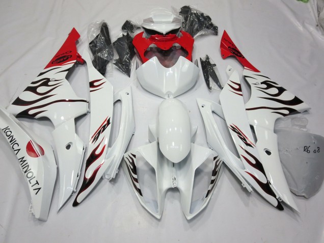 2008-2016 Especial Llama Rojo R6 Carenado