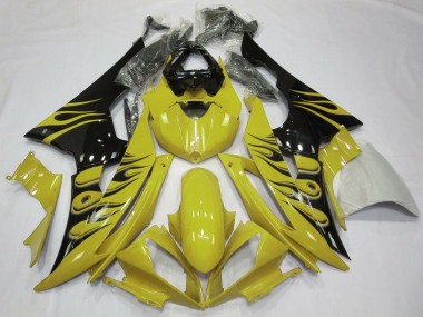 2008-2016 Estilo Amarillo Llama R6 Carenado