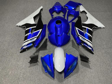 2008-2016 Estilo Azul Blanco & Negro OEM R6 Carenado