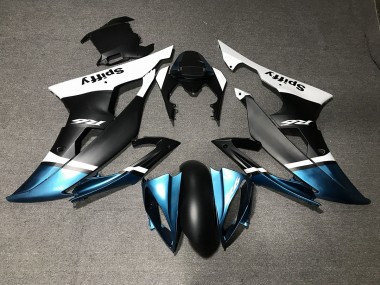 2008-2016 Negro Mate & Azul Especial R6 Carenado