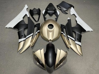 2008-2016 Negro Mate & Dorado R6 Carenado