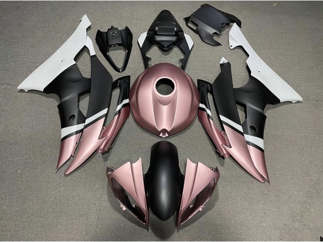 2008-2016 Negro Mate & Oro Rosa R6 Carenado