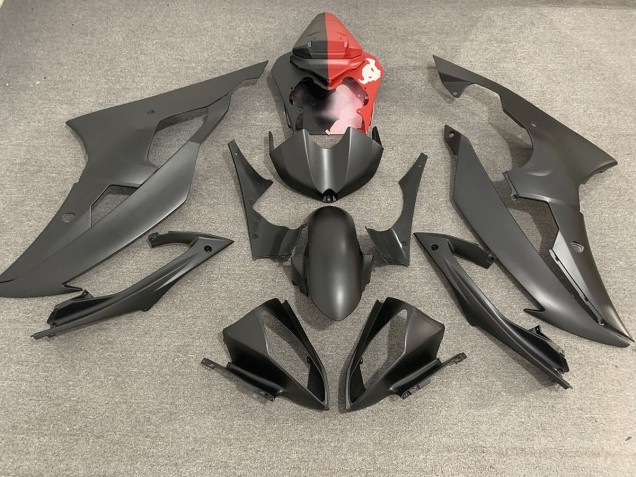 2008-2016 Negro Mate & Rojo R6 Carenado