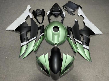 2008-2016 Negro Mate & Verde R6 Carenado