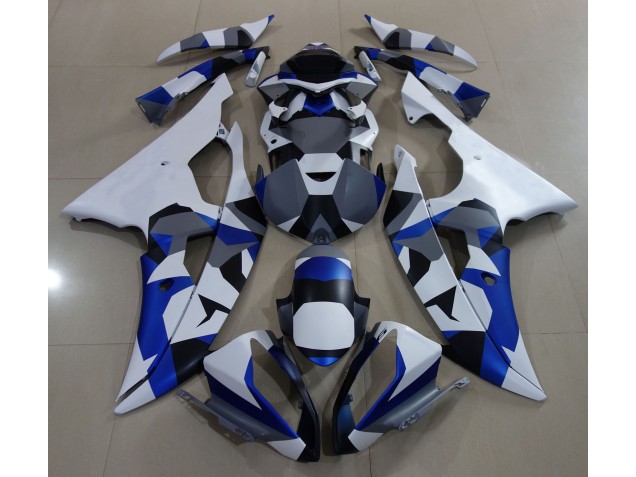 2008-2016 Nieve Azul Camuflaje R6 Carenado