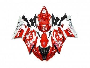 2008-2016 Rojo & Blanco Con Estrellas R6 Carenado