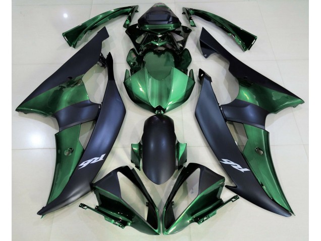 2008-2016 Verde Bosque & Negro Mate R6 Carenado