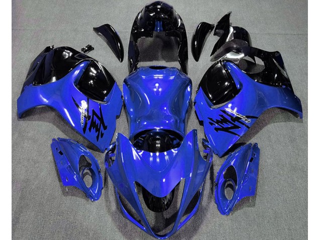 2008-2020 Azul Brillante & Negro GSXR 1300 Carenado