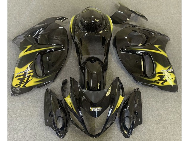 2008-2020 Negro Brillante & Amarillo GSXR 1300 Carenado