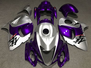 2008-2020 Púrpura Brillante & Plata GSXR 1300 Carenado