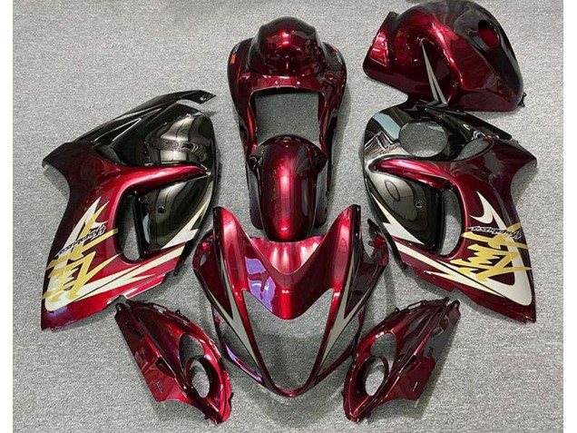 2008-2020 Rojo Intenso & Dorado GSXR 1300 Carenado