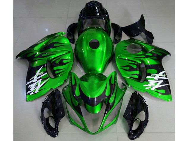 2008-2020 Verde Brillante & Negro GSXR 1300 Carenado