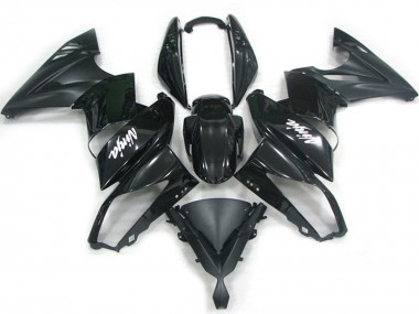 2009-2011 Conjunto Negro Ninja 650R Carenado