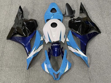 2009-2012 Azul Claro & Blanco CBR600RR Carenado