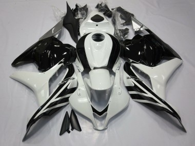 2009-2012 Blanco & Negro Brillante CBR600RR Carenado