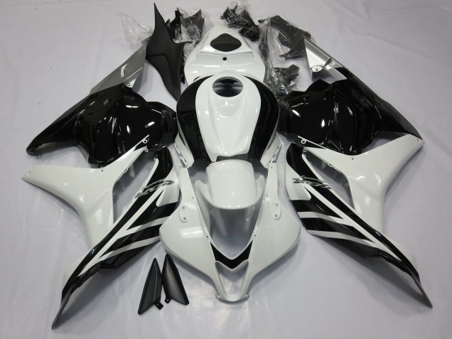 2009-2012 Blanco & Negro Brillante CBR600RR Carenado