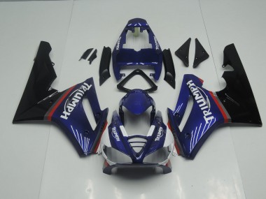 2009-2012 Brillo Azul & Rojo Daytona 675 Carenado