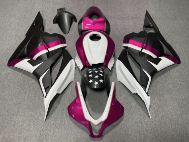 2009-2012 Estrella Negra Mate & Rosa CBR600RR Carenado