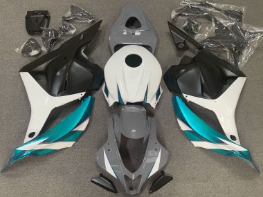 2009-2012 Gris Brillo Blanco & Azul Claro CBR600RR Carenado