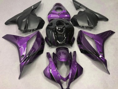 2009-2012 Morado Intenso Con Negro CBR600RR Carenado