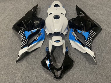 2009-2012 Negro Azul & Blanco CBR600RR Carenado